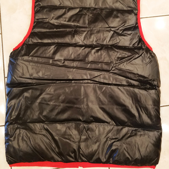 VANCL Black & Red Down Vest M L - Picture 2 of 5